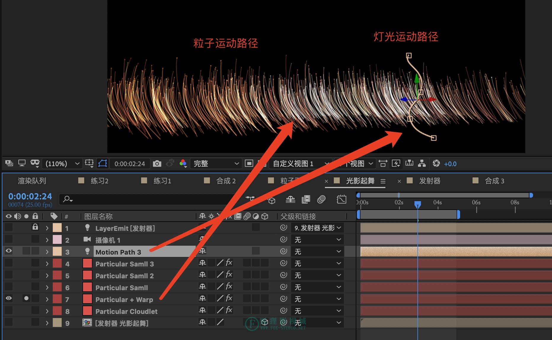 Trapcode Particular 粒子插件硬核参数全解[S03E03] – Air（空气力学）